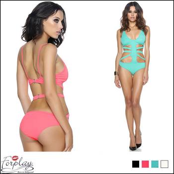 セクシーで目立ちそう☆ビーチ・ストラップ・モノキニ単品【フォープレイ/Forplay】モノキニ/水着