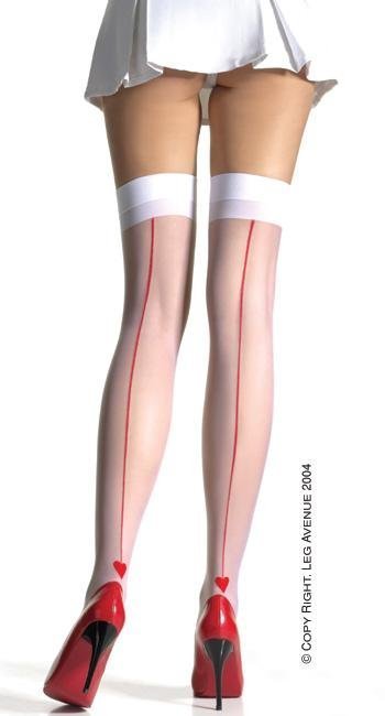 バックシームストッキング