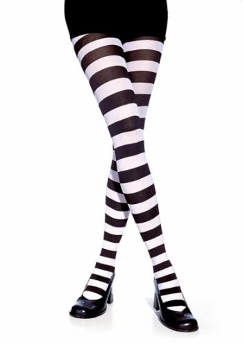 ワイドストライプタイツ