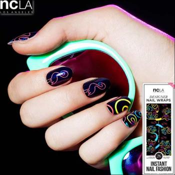 【ncLA/エヌシーエルエー】NEON/フラミンゴ/ネオンカラー/flamingo/ネイルシール/ネイルラップ/ネイルアート/
