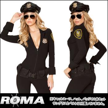 警察/ポリス/コップ セクシーロウエンフォーサー コスチューム 【ローマコスチューム/Roma Costume】