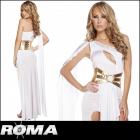 【Roma costume/ローマ コスチューム】2点セット/女神/ヴィーナス/ギリシャ/コスチューム/ホワイト/ロングスカート