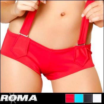 ショートパンツ/ベルトループ付きサスペンダーショートパンツ〔全4色〕(単品)【ローマコスチューム/Roma Costume】