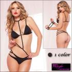 Super SEXY!  Strap Bra & Shorts Set [Seven Til Midnight] that handcuffs and color as a set