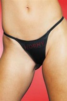 ALLURE LEATHER★アルーア★ワイルド＆セクシー★レザー 「HORNY」 メッセージ入りＧストリング