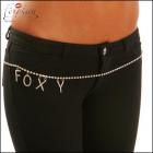 ラインストーンベリーチェーン★FOXY★