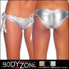 パンティ/ビキニ/上質素材ホイルカラータイサイドヒップハングリオパンティ（単品）【全3色】【Body Zone/ボディーゾーン】