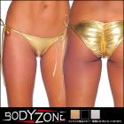 パンティ/ビキニ/上質素材ホイルカラーサイドタイパンティ（単品）【全3色】【Body Zone/ボディーゾーン】