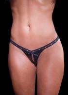 刺激的ラインストーン付ソングとお揃いのカフスの2点セット【ボディーゾーン/BodyZone】フェティッシュ/SM