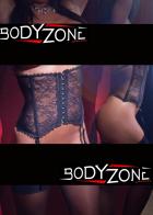 華やかセクシーレースのガーターベルト付ウエストコルセット【ボディーゾーン/BodyZone】
