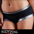 ボーイショーツ/シルバーラメストラップバックショーツ（単品）【ボディゾーン//BodyZone/ダンスウェア/衣装】ポールダンス衣装