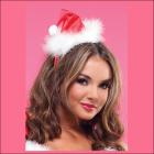 【コケット☆クリスマス】ホリデークリスマスサンタのとっても小さいミニサンタハットwithふわふわファー