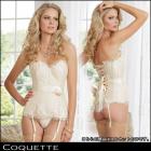 Coquette【Coquette/コケット】ゴージャス☆官能的☆セクシー☆ホワイトコルセット☆