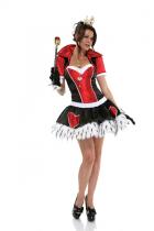 【フォープレイ】5ピース★ハートの女王様コスチューム王冠付★大きな襟付きボレロ★（不思議の国のアリス）