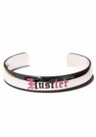限定1名様【Hustler☆ハスラージュエリー】Hustlerブレスレット（ピンク＆ブラック）