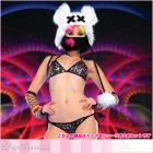 カラフルビキニ＆ボトム２点セット/キラキラスパンコール/【レッグアベニューレイブウェア/Leg Avenue Rave Wear】
