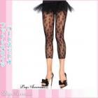 レギンス/プリントタイツ　【ハートネット★フットレスタイツ】