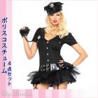 ポリスコスチューム/警官コスプレ4ピースセット★トランシーバー付き警察コスチューム　【レッグアベニュー★コスチューム】