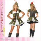泥棒/ハロウィン/キュートな泥棒ガールコスチューム3点セット【レッグアベニューコスチューム/Leg Avenue Costume】