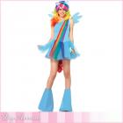 レインボーダッシュのコスチューム6点セット【レッグアベニューコスチ  ューム/Leg Avenue Costume】