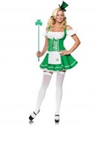 LEG AVENUE COSTUME★レッグアベニューコスチューム★セクシー★アイリッシュグッドラックチャーム