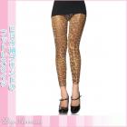 レギンス/フットレスタイツ/豹柄　ヒョウ柄プリントのフットレスタイツ　【レッグ アベニュー★Hosiery★】