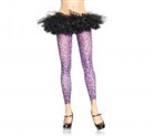 【レッグ アベニュー★Hosiery★】ヒョウ柄プリントのフットレスタイツ
