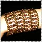 【ランジュエリー】4ライン☆クリスタルストレッチブレスレット☆