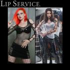 【Lip Service★（リップサービス）】アームストラップ付き★セクシーなネットシャツ★