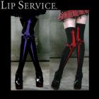 スケルトンクロスデザインサイハイソックス【超絶クール★ソックス】（Lip Service/リップサービス