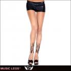 タトゥーストッキング/タトゥストッキング/パンスト/炎デザインのタトゥーパンティストッキング【Music Legs（ミュージックレッグ）】