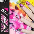 ネイルシール/ネイルラップ/簡単にネイルアートが楽しめるネイルシール2枚セット（ウェーブ）【ncLA/エヌシーエルエー】