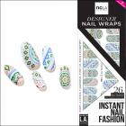 【ncLA/エヌシーエルエー】ネイルシール/ネイルラップ/爪に貼るだけで/ネイルアート(★夏フェス★/ジオメトリック・幾何学）