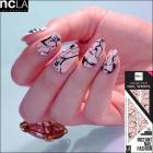 【ncLA/エヌシーエルエー】ローズ·ロック/大理石/ピンク/ネイルシール/ネイルラップ/ネイルアート/