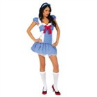 ハロウィンコスチューム オズの魔法使いドロシー風コスプレ ふりふりドロシードレス♪キュートなヘッドバンド付き★