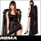 【Roma costume/ローマ コスチューム】悪魔/デビル/コスチューム/ワンピース/スパンコール/ブラック