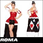 セクシーでキュートなクイーンコスチューム５点セット【Roma/ローマコスチューム】ディズニー/クイーン/フェアリーテール