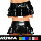 エキゾチックダンサーウェア★ダブルレイヤーメタリックスカートwithラインストーンバックル 【ROMA】
