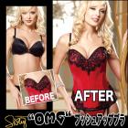 プッシュアップブラジャー/Push up bra/ランジェリー/2カップもアップしちゃう激盛りOMGプッシュアップブラジャー(単品)【シャーリーオブハリウッド】