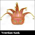 ベネティアン/ヴェネチアンマスク/Venetian Mask/仮面/道化師マスク（★レッド★）