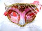 Venetian★Style★ベネチアン★ハーフマスク☆（レッド★ピンク）