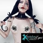 蜘蛛の巣のペイスティ１セット２枚入り【Xotic Eye/エキゾチックアイ】ハロウィン/小物/ボディーアート